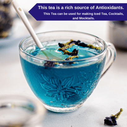 Butterfly pea flower tea